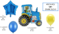 Preview: XL Folienballon Figur - blauer Traktor - ø 73cm